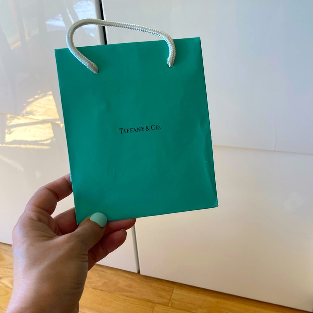 Three small Tiffany gift bags